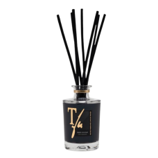 NERO DIVINO STICKS ML.100 HOME FRAGRANCE - TFU (8 Black Bamboo Sticks cm.20 included)